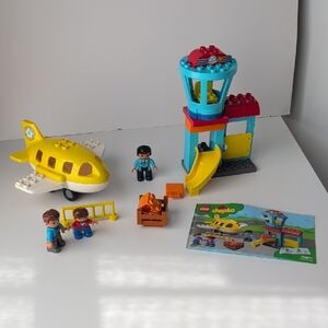 LEGO DUPLO Airport Building Set - Yellow and Blue